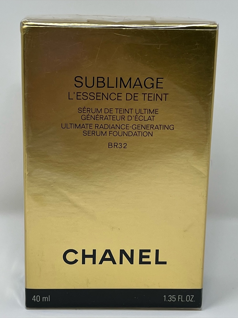 CHANEL Sublimage L’Essence de Teint Ultimate Serum Foundation, shade BR32, 40 mL